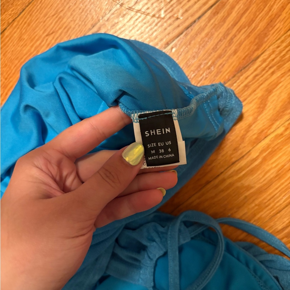 Shein Cross Front Open Back Mini Dress - Picture 5 of 5